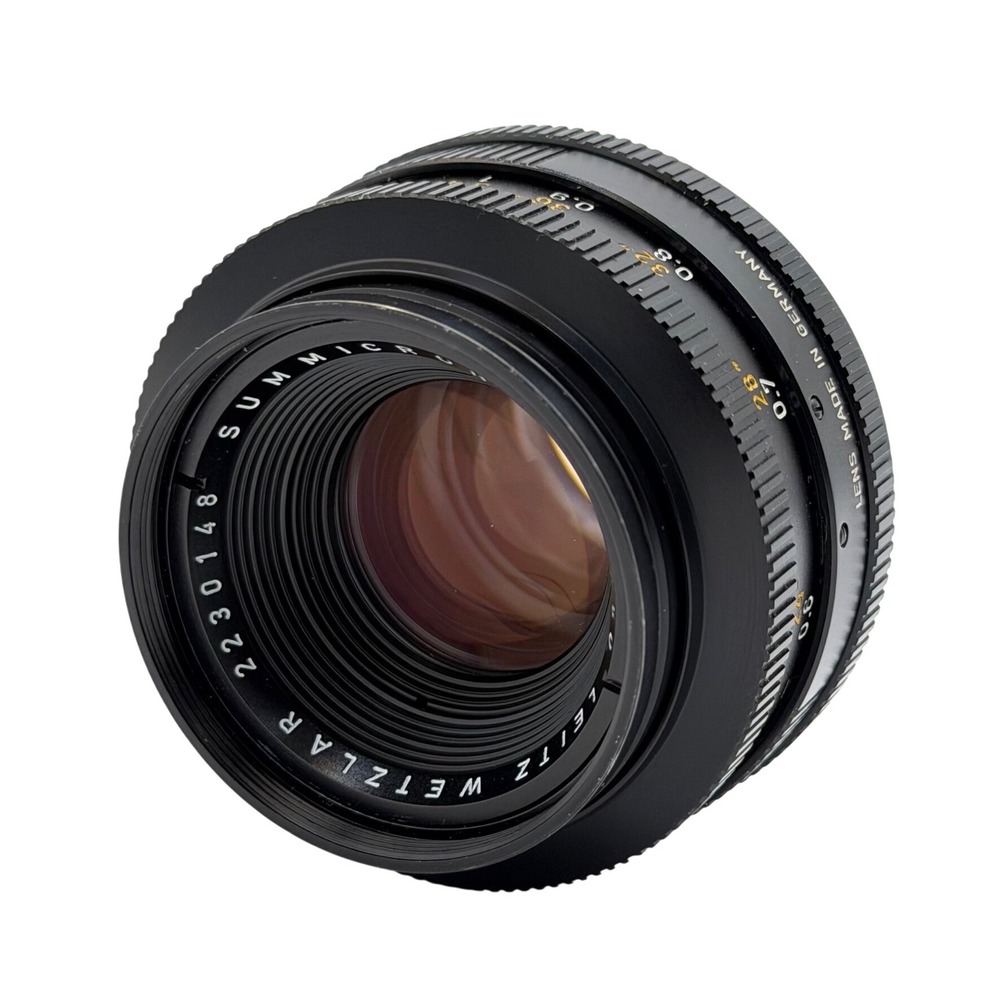 Leitz Wetzlar Summicron-R 50mm f2 Lens 1-Cam Leica R Mount 2230148 Germany